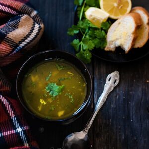 Lemon Coriander Soup